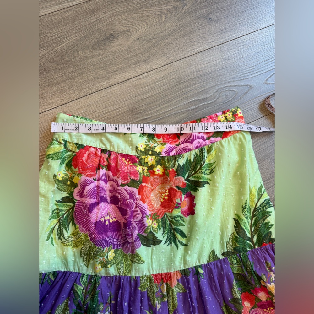 Farm Rio x Anthropologie Tiered Floral Maxi Skirt - Picture 11 of 16